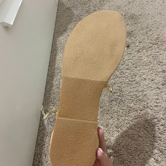 bejeweled nude gladiator sandals - Picture 7 of 7